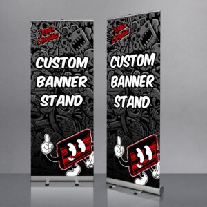 Retractable banner stand 33.5 x 80 inches – Xenix Graphics