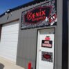 Acm Sign Xenix Graphics Building Xenix Graphics building sign at the shop in Dumas, TX