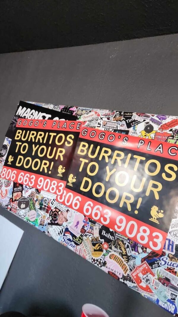 Burritos To Your Door Magnets Printed Burritos To Your Door magnets by Xenix Graphics