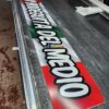 Red, white and green Frontera del Medio vinyl banner printed by Xenix Graphics