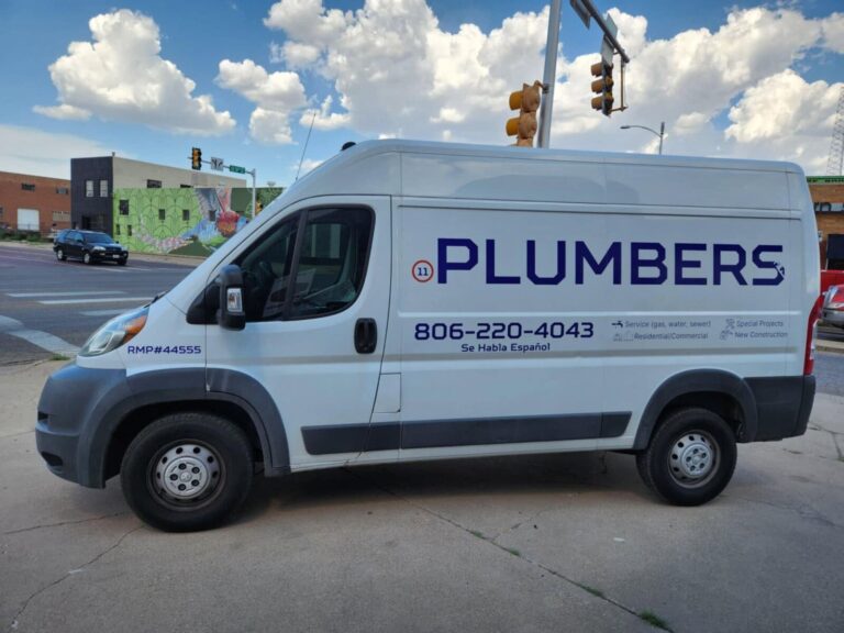 White Ram work van with Plumbers lettering by Xenix Graphics